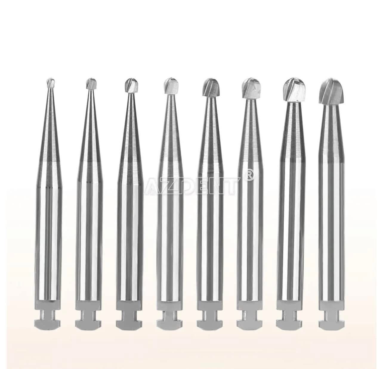 Round carbide RA1–RA8 burs – 5 pieces - Image 10