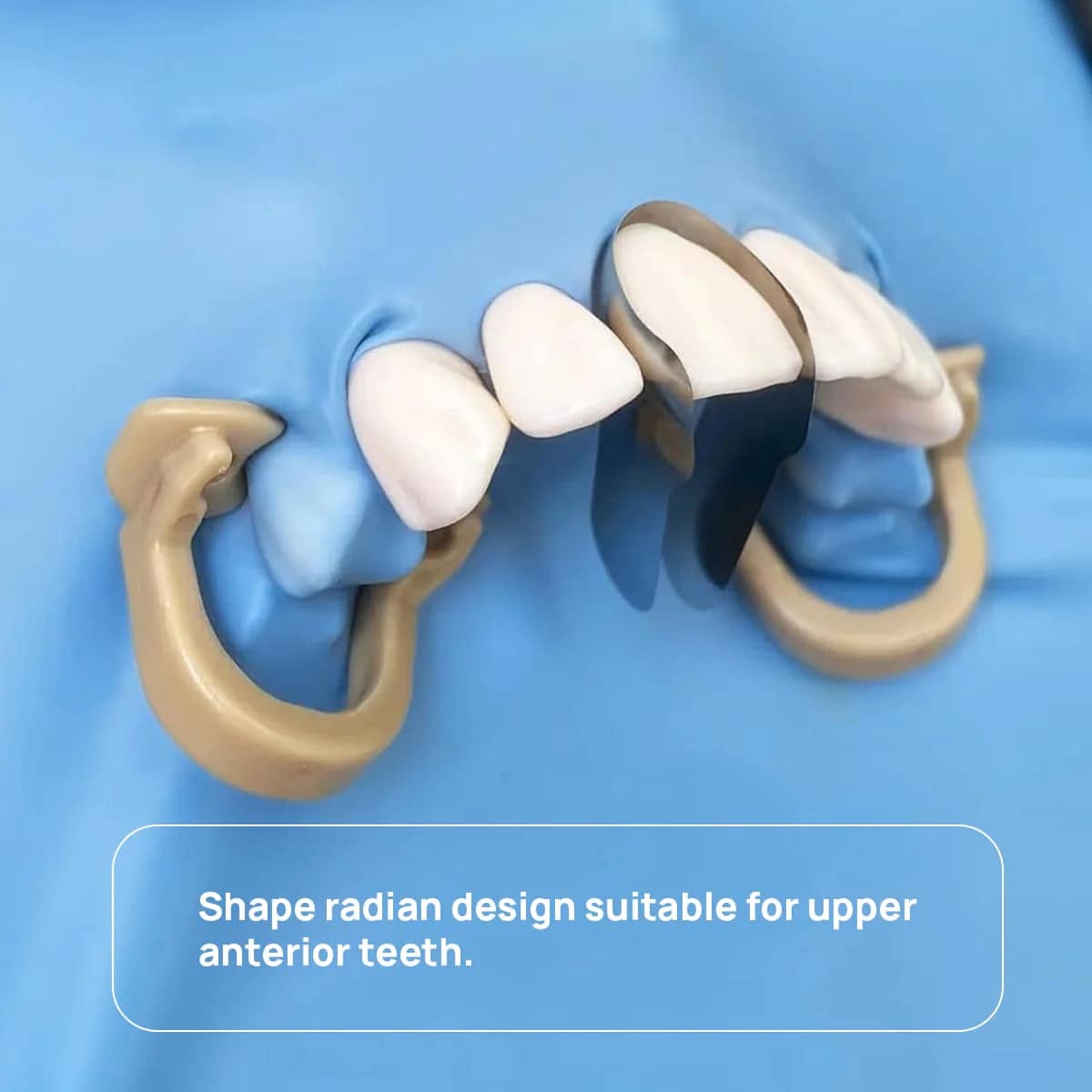 Контурни метални матрици за предни зъби 0,03 mm – 30 бр. - Image 2